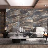 Living,Room,Interior,With,Brown,And,Beige,Marble,On,Floor.