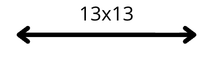 13x13