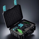 Niveau laser sur batterie 5 points - IP54 (1)