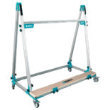 Chevalet pour double encollage sur roulettes – Grands formats