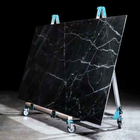 Chevalet pour double encollage sur roulettes – Grands formats 5 Chevalet pour double encollage sur roulettes – Grands formats