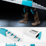 Règles en aluminium à araser – Ensemble de 6 règles 10