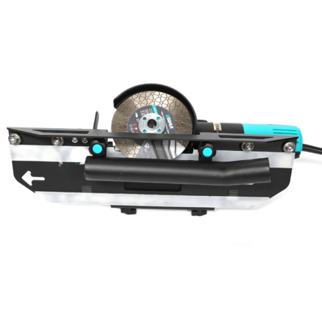 Système de coupe d'angle à 45° avec meuleuse d'angle filaire 3 Système de coupe d'angle à 45° avec meuleuse d'angle filaire 3